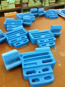 First production units fresh out of the mold.