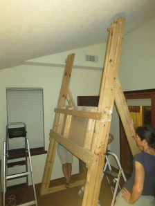 Raising the upper, 28" campusing surface.