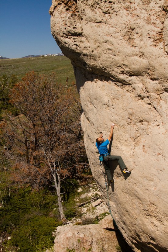 I was lucky to be the first person in the Western Hemisphere to try the super hot Tenaya Terifa, an aggressive high performance shoe that will excel on steep terrain. It has a chiseled toe that is great for pockets. I also like that it is a lace up because I can get on a tighter fitting shoe and still get it on over my grotesquely oversized heels.