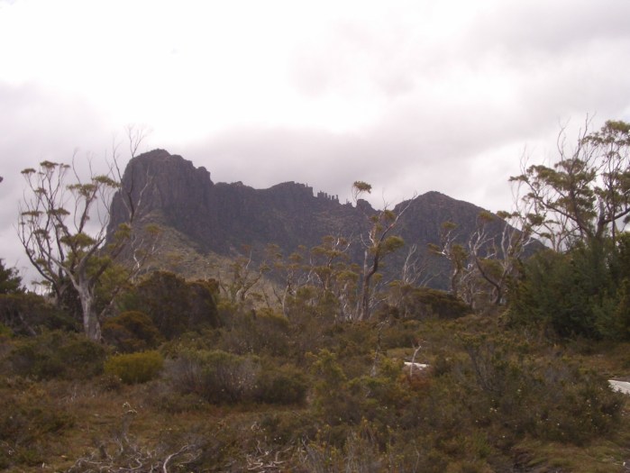 The Acropolis, one of many fantastic dolerite peaks in central Tasmania.