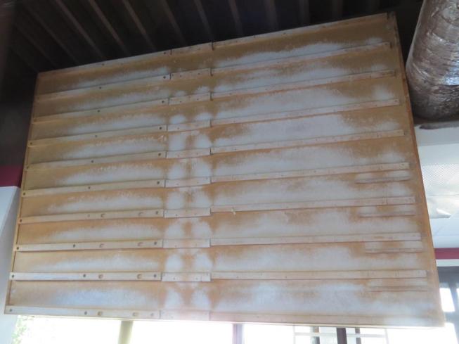 Thre front or business side of the Campus Board.