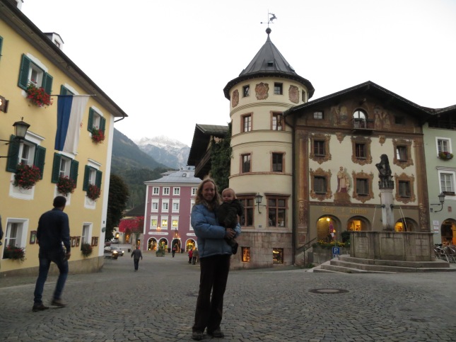 Walking around the streets of Berchtesgaden.