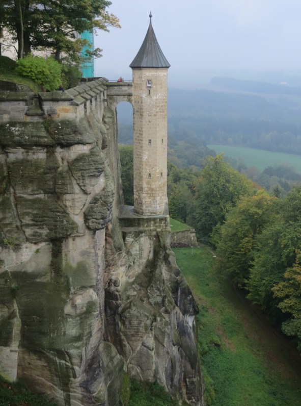 One of the more remarkable watchtowers at Festung Konigstein