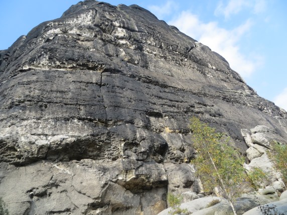 A more typical example of Elbe sandstone.