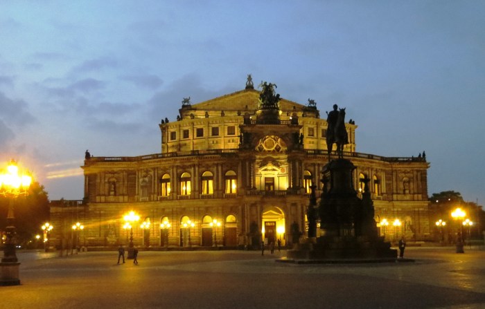 The Semperoper Opera House.