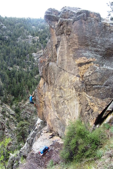The exposed start of Nautical-Themed Pashmina Afghan.