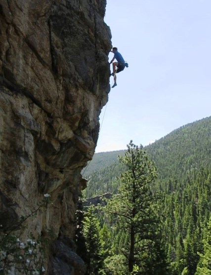 Chill summer seasons like this also allow me to explore new areas like Mill Creek Crag (which is about an hour west of Denver). When I’m super-fit I’m reluctant to go places I haven’t thoroughly scoped, for fear of “wasting” a precious day of peak fitness. Completing the First Free Ascent of Lou Reed, 5.13b.