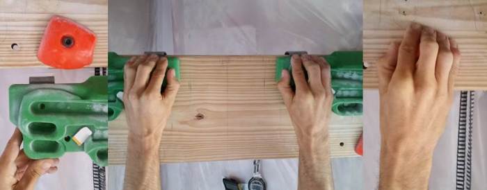 The new Slopey Crimp was modeled after an eGrips hold I've been training on for years. It uses a slightly open-hand crimp grip with a thumb catch.