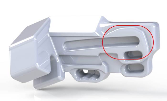 The Forge's new Slopey Crimp grip.