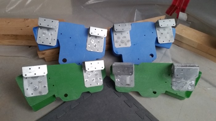 Finished Glued HB brackets